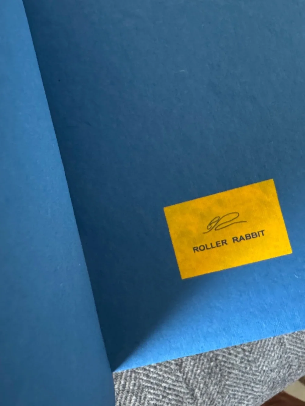 NWT, ROLLER RABBIT, BLUE AMANDA LINED JOURNAL